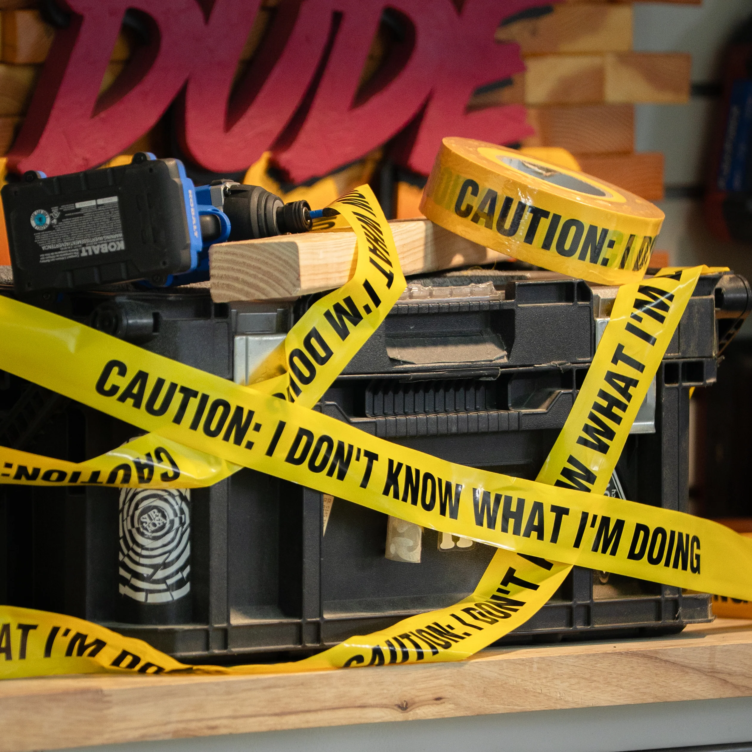 CAUTION Tape " I Don't Know What I'm Doing" - Image 4