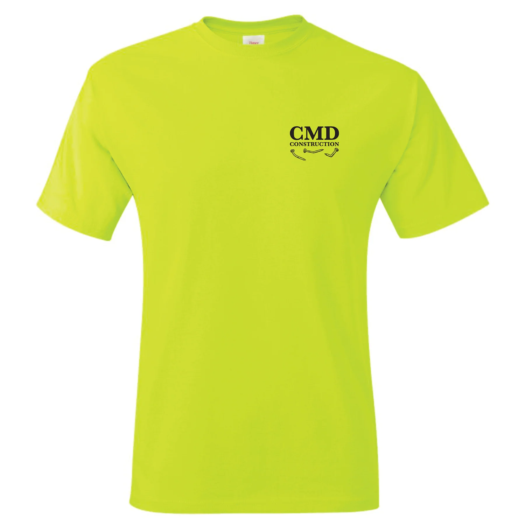 Couple More Days Construction - Safety Green Tee - Image 4