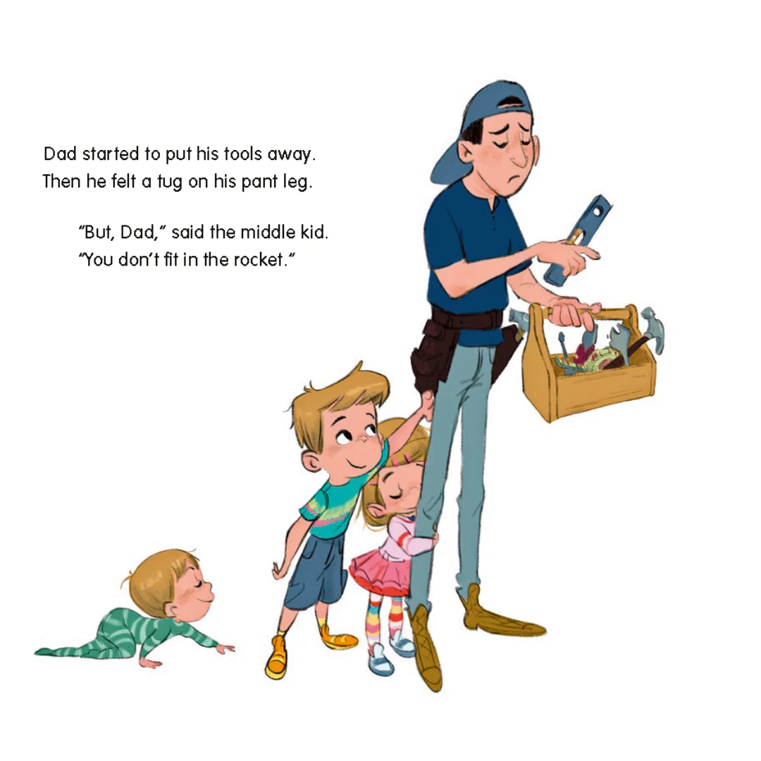 Dad And The Recycling-Bin Roller Coaster Picture Book - Image 5