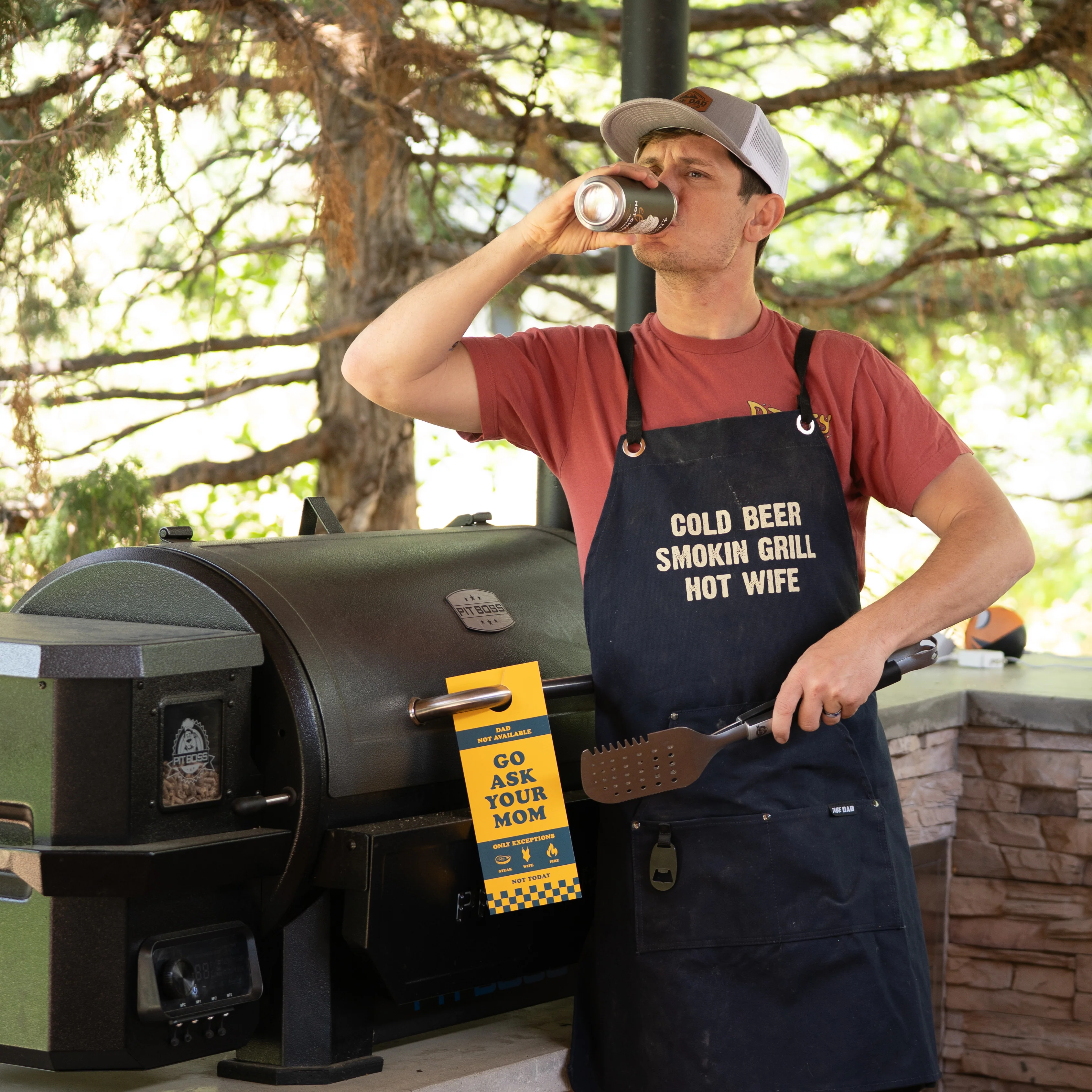 "Go Ask Your Mom/Dad" Door Tag - Image 3