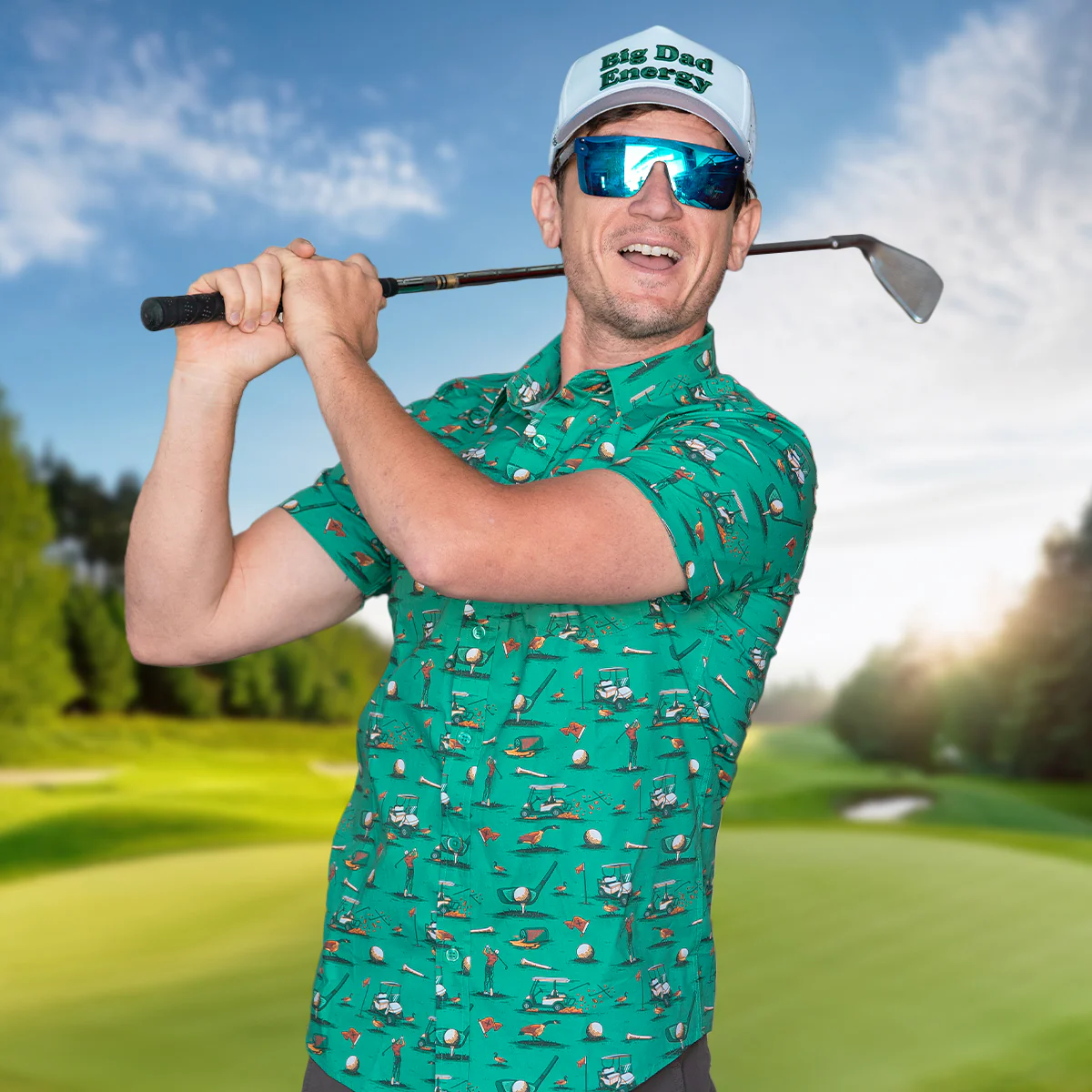 "Pro" Golf Button Down Shirt - Image 3