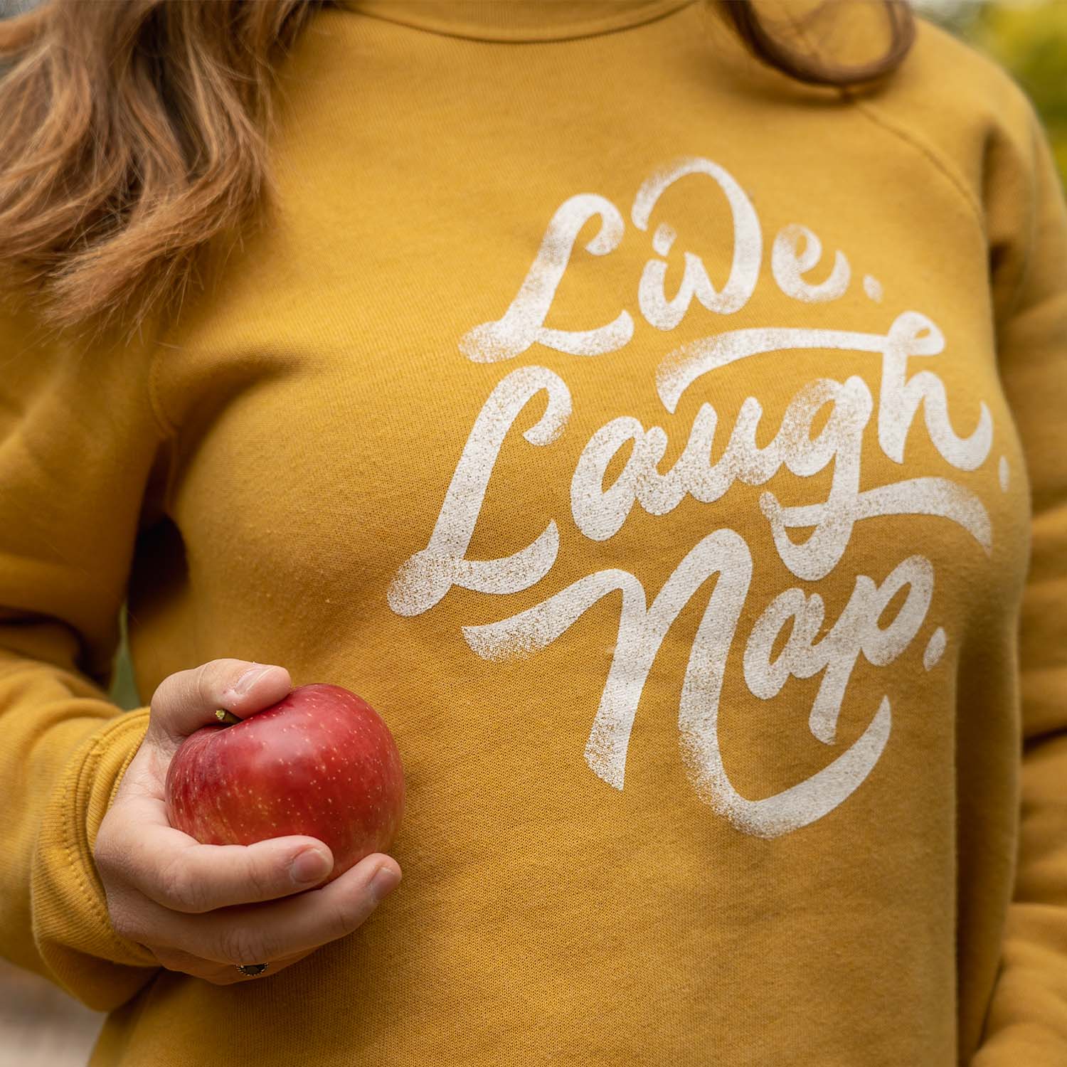 Live. Laugh. Nap. Crewneck Sweatshirt - Image 4