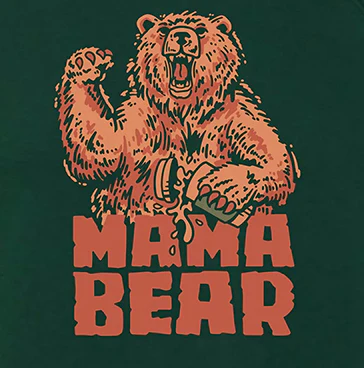 Mama Bear Crewneck Sweatshirt - Image 3