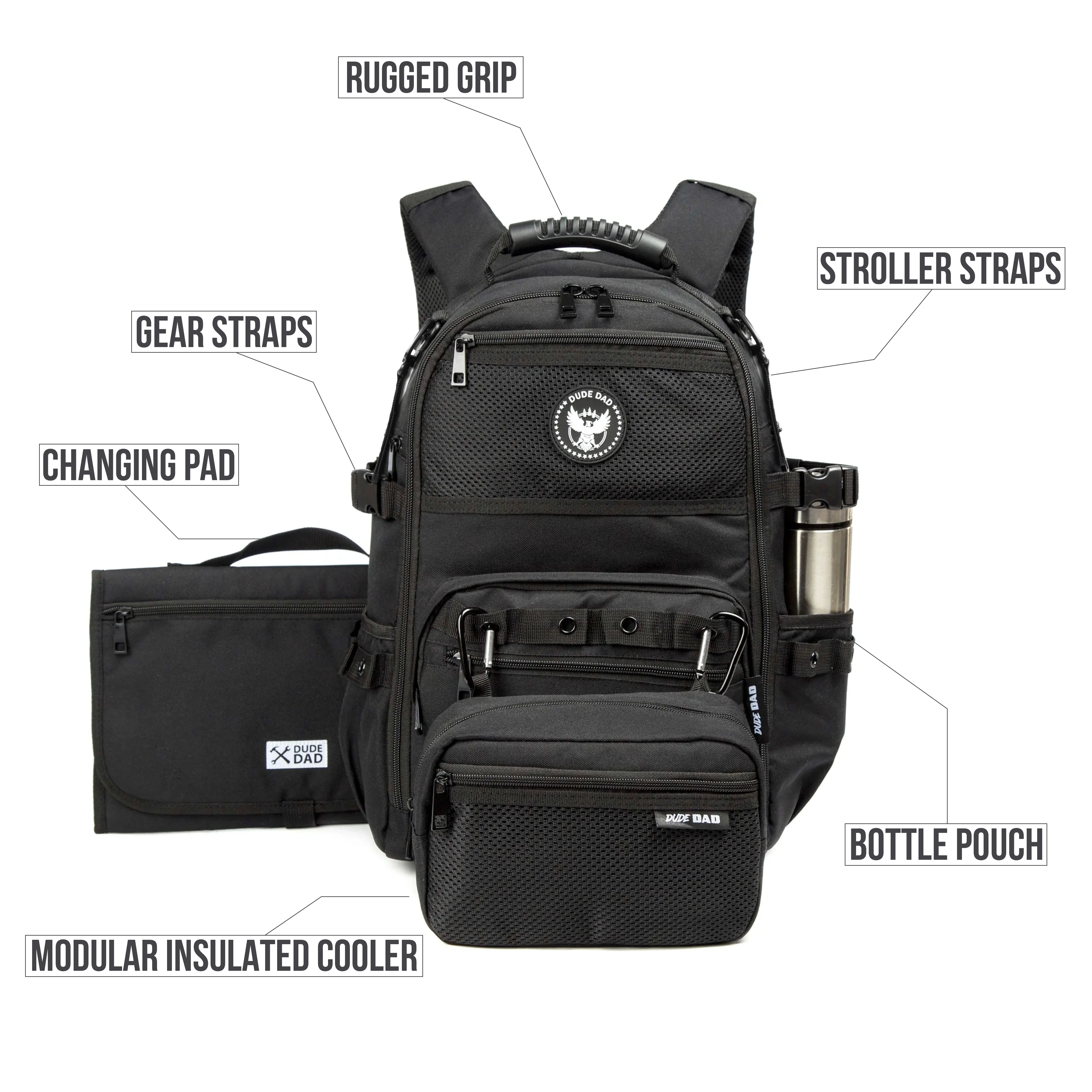 Dude Dad Diaper Bag - Image 5